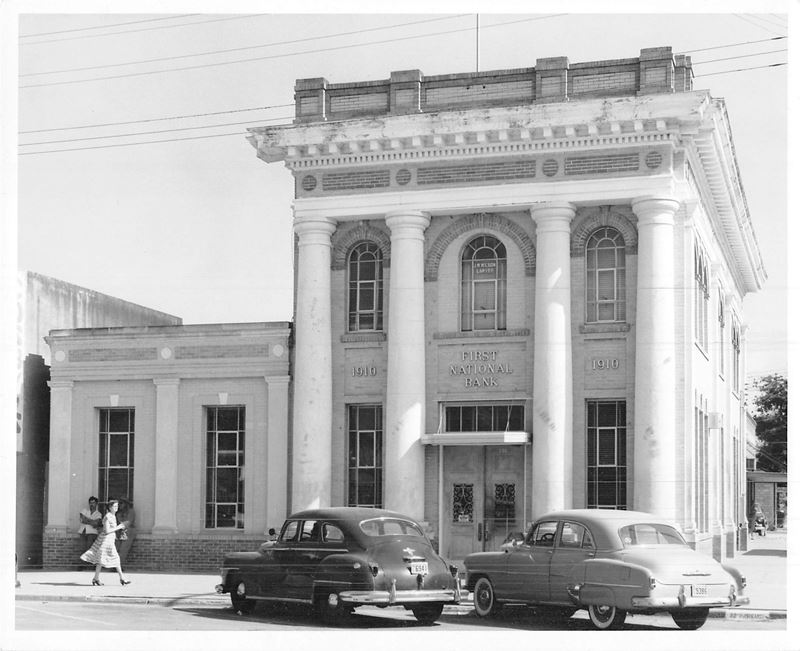 Falfurrias 1950's bank building