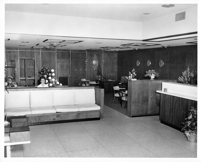 Falfurrias vintage bank lobby